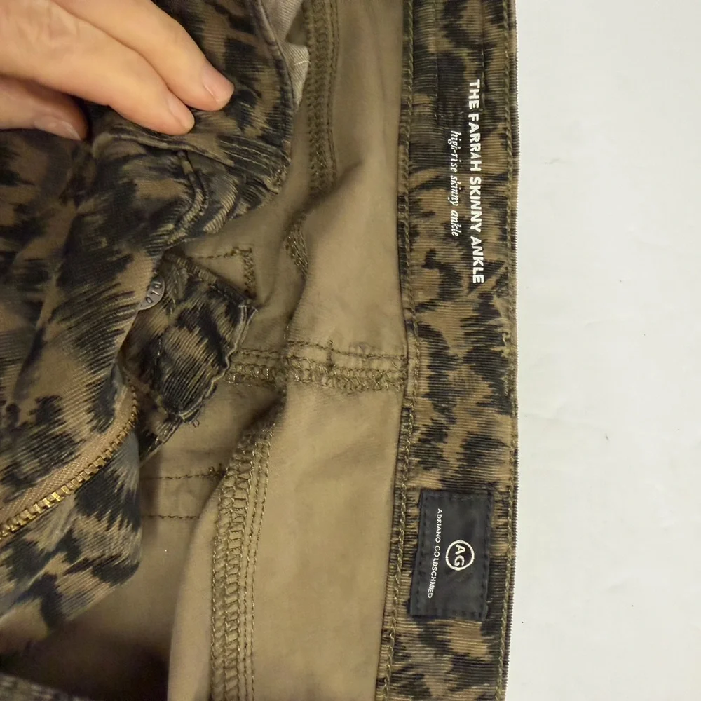 AG Adriano Goldschmied Womens Brown Jeans Skinny Fit Leg High‎ Rise Pants 27R